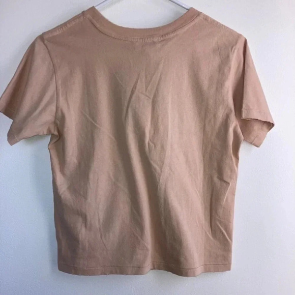 The Westside Shirt Womens Small Boxy Cotton Glitter Graphic 80s 70s Boho - Picture 6 of 6